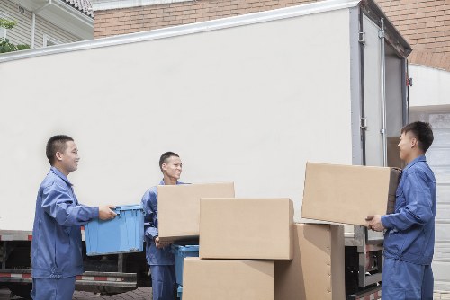 Small business relocation and furniture transport using a moving van in Tooting