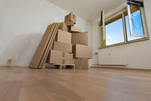 Local moving van and crew serving homes in Tooting