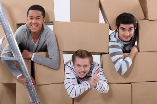 Local removals team helping with a residential move in Tooting