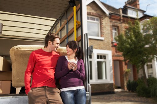 Local moving team planning a removals van job in Tooting