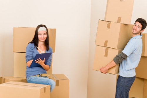 Professional movers helping with a family home relocation in Tooting